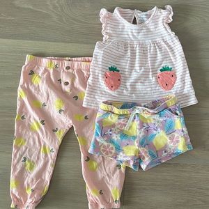 ✨2/$15✨ 🍋🍓Fruit Toddler Girl Lot 🍋 🍓